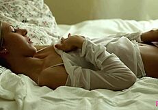 skinny roxana teases with fingering her tight ass in bedroom solo play, leaving you craving more