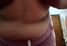 Chubby Filipina Wife Shows Off Her Big Ass