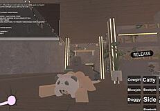 Wow! First Time Amateur in Roblox Porn Gets Wild!
