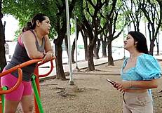 Hot Latina Lesbians Lick and Finger Juicy Pussies