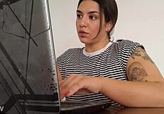carla lets out farts while working on her fantasy project