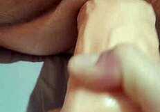 anal gone wild... i mess up fuckin her ass then she drills me with huge dildo