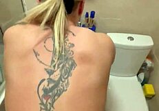Young Stepmom Fucked Hard Before Shower