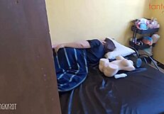 Grouchy best friend can't resist fucking with Tantaly. She cums over and over in wild homemade action.