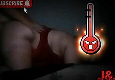 Hey, why's my chubby girl bent over for her lover?