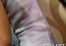 Damn, shaved pussy gets pounded hard by stiff cock!