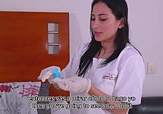 Wild Lesbian Sex in Hospital as Nurse Jenifer Play Dominates Patient Kitty DJ Bucaramanga.