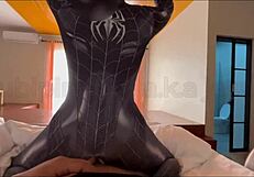 Spidy Chubipinay69 Saves the Day with Huge Curves. Wet Action in Bathroom Scene!