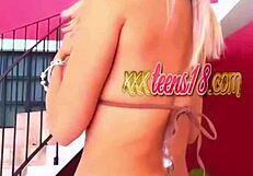 jolie in bikini showing off her sexy body