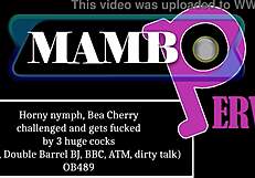 Wow! Horny Nymph Bea Cherry Takes on 3 Huge Cocks for Wild Action!