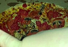 man, this arab teen's kinky pizza masturbation fetish is wild
