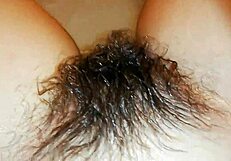 hairy bush underwater in a wild fetish pussy close-up video