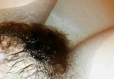 hairy bush underwater in a wild fetish pussy close-up video