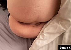 big round ass step mom takes a hard morning fuck in bed