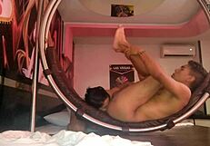 riding bbc in ring, rimming, dominating in amazon position. he creampies me in reverse missionary.