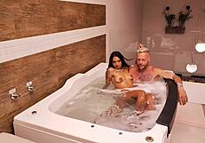 hot chat turns into deep dick action in brunette’s tight ass with vagninho and nick niquita.