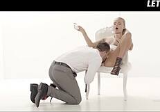 Ukrainian Babe Gets Tight Pussy Stretched in Sensual Scene - Letsdoeit
