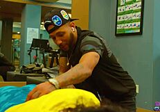Busty Latina milf Bianca Bailee drilled by gym trainer's huge BBC