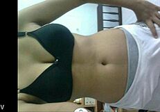 sneak a peek at indian desi girl sangita showing off her charm