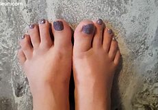 Water Day Turns Wild with Foot Fetish Fun!