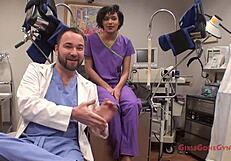 Jackies Banes Undergoes Yearly Gyno Exam By Nurse Lilith Rose On Hidden Camera