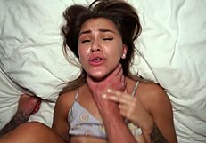 I invited my Russian friend with natural tits for a sleepover, and it was unforgettable.