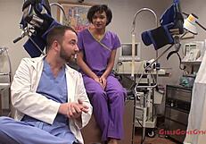 Jackies Banes Undergoes Yearly Gyno Exam By Nurse Lilith Rose On Hidden Camera