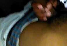 Ebony girlfriend sucks huge black cock in homemade pov with passion