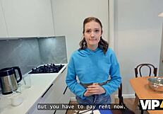 vip4k russian college slut tries first anal to keep her apartment!