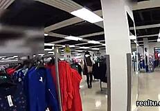 Luscious Czech Chick Seduced in Mall and Plowed Hard POV