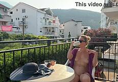 Hot Blonde Wife Naked Flashing In Public