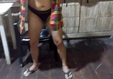 Sexy Milf Madrastra Teases with Big Ass and Pussy in Homemade Sex Tape