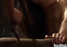 Hey, check these submissive lesbian slaves getting dominated by their madame.