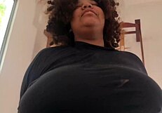 Damn! Stepmom with Big Boobs Sneaks into My Room!
