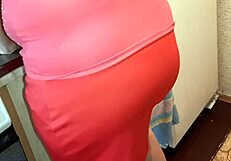 I jerk off watching my neighbor in the kitchen. Is she teasing me while cooking dinner?