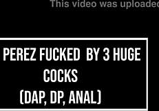 Ever seen a perfect ass take on three monster BBCs? Tell me how she handles DAP and DP!