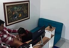 dude, i’m dying to bang my horny secretary’s tight pussy right now!