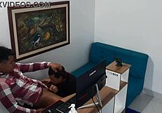 Horny Secretary Begs Me to Pound Her Tight Pussy