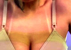 at the gym, i got so hot i stripped to my bra, dripping sweat everywhere