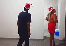 wild christmas sex with tenant