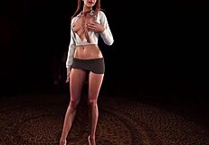 Randy Toned Germione Granger Dancing Panties-Free in Gryffindor Dorm
