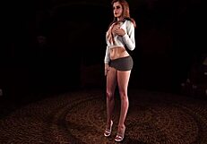 Randy Toned Germione Granger Dancing Panties-Free in Gryffindor Dorm
