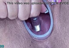 Japanese mature woman endures extreme cervix fucking in bizarre exam
