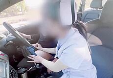 thai nurse drives wild to bang a stranger in hot action!