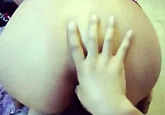 Pretty Latina Student Shows Off Cute Ass in Lingerie Clip