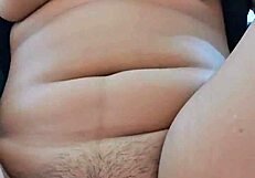 hey, check this latina babe using a cucumber solo