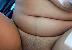 hey, check this latina babe using a cucumber solo
