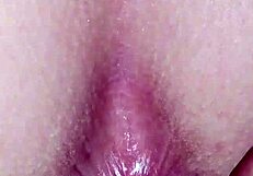 homemade anal creampie with sexy latina in wild action