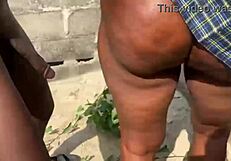 African Amateurs Get Wild with Outdoor Hardcore Fucking.