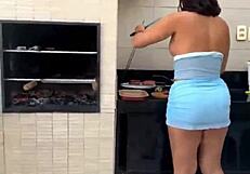 i gave my japanese pussy to the grill guy without a condom